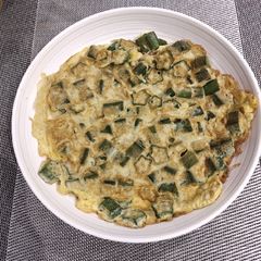 A picture of Okra Omellete.