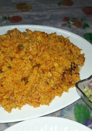 عکسی از دستور پلو با نخود