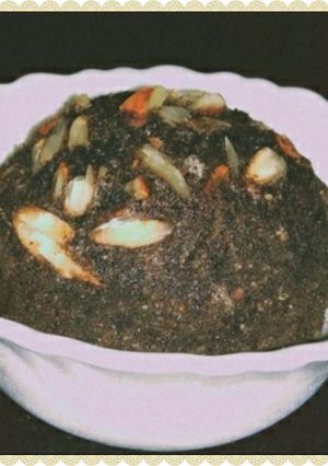 A picture of Almonds Chocolate CakeSteamed.