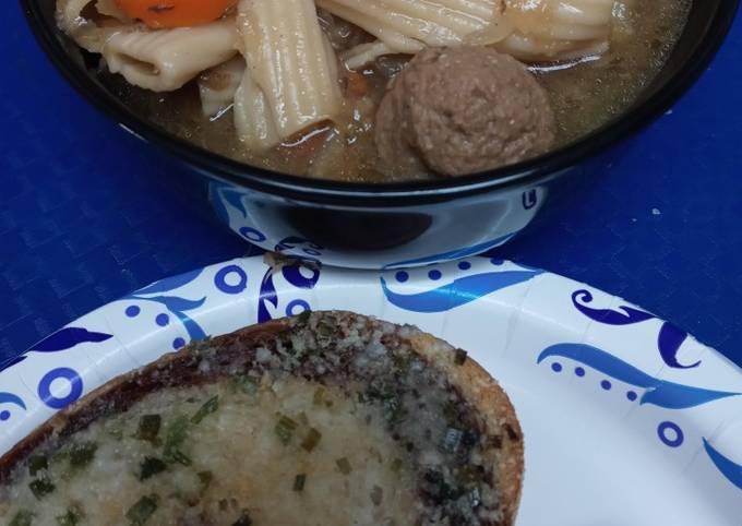 Simple Way to Prepare Speedy Sauerkraut, and Meatball Soup