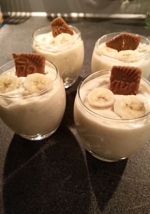 Une photo de Mousse banane et spéculoos