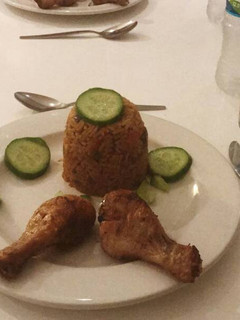 A picture of Jollof Rice.