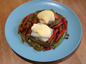 Una foto de bacalao con alioli gratinado