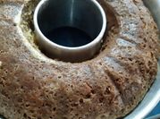 Una foto de pastel de chocolate amargo