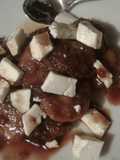 Dulce de maduro y queso