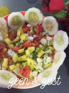 A picture of Totapari Mango Salsa.