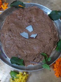 सिंघाड़े आटे के हलवा (singhare atte ke halwa recipe in Hindi) रेसिपी मुख्य फोटो