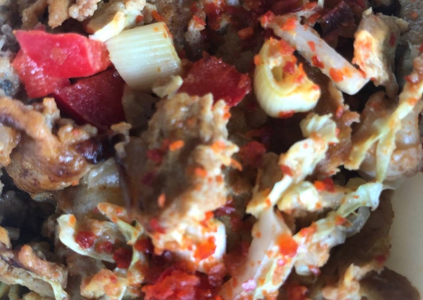 Orak arik telur istimewa (Diet Keto)
