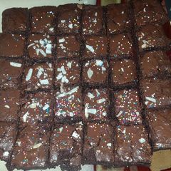A picture of Easy Brownie Cake.