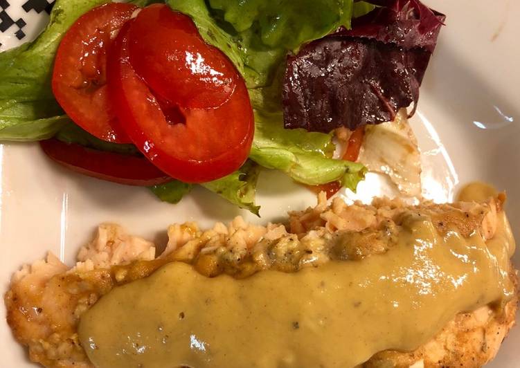 Salmão ao molho de mostarda, mel e gengibre - Tudogosreceitas