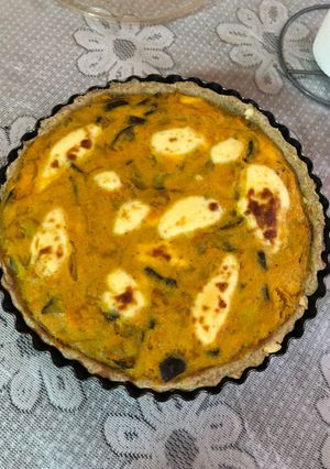 Una foto de Tarta integral de verduras