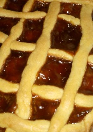 Una foto de Pastafrola de membrillo