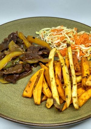Foto resep Sweet potato fries (ubi jalar)