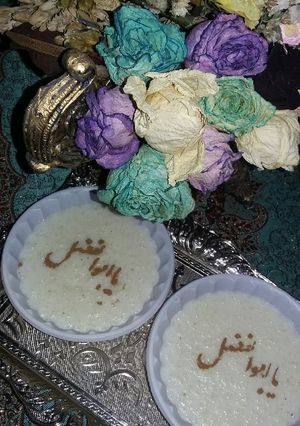 عکسی از دستور شیر برنج