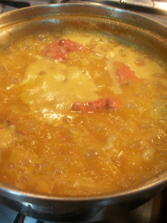 Una foto de Arroz caldoso de bogavante