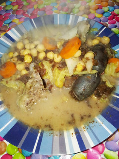 Una foto de Puchero de col