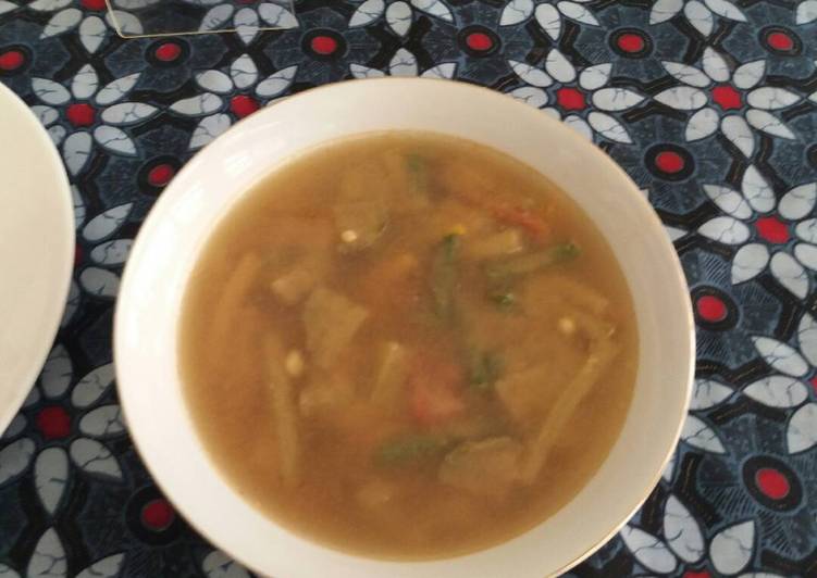 Resep Sayur angeun lada khas banten, Sempurna