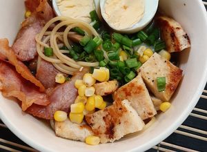 Una foto de Ramen fácil y económico