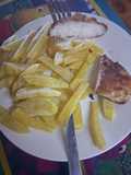 Crispy Soy Chicken with French Fries for One