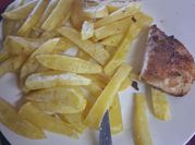 Una foto de pollo con salsa de soja