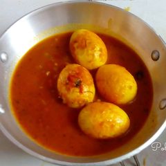 Egg curry A picture of Egg curry.