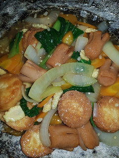Foto resep 1. Tumis Egg Tofu, Wortel, Pakcoy anti ribet
