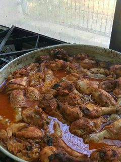 صورة لوصفة دجاج على الطريقه الفلسطينيه