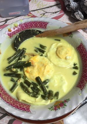 Foto resep Gulai Telur Kacang Panjang