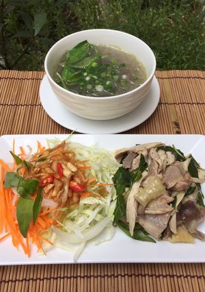 Hình của món Gỏi gà - Miến gà.