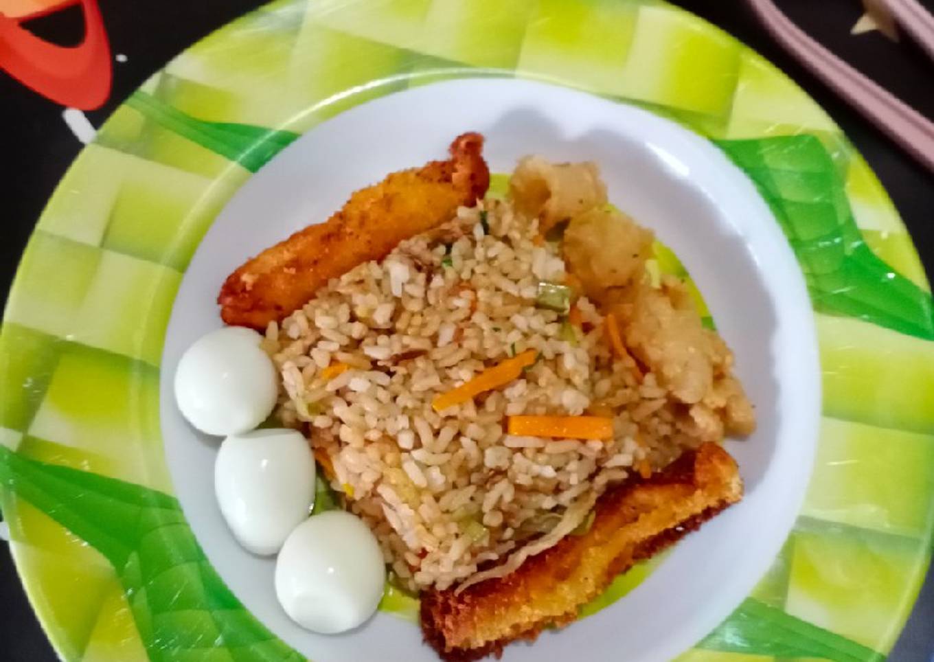 Nasi Goreng Ayam Suwir Kiddos