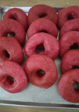 Foto resep Donat red velvet