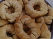 Una foto de rosquillas de navidad