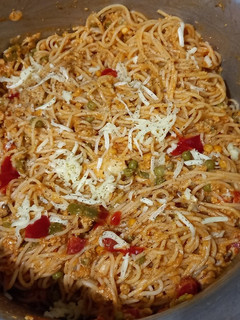 A picture of Spicy & Cheesy Spaghetti Meal.