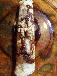 Una foto de Panqueques de licor con dulce de leche