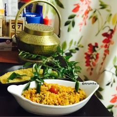 A picture of Thinai/Foxtail Millets Upma.