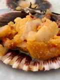 Zamburiñas (small scallops) Galician style
