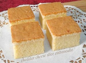 Foto resep Cheddar Cheese Cottoncake 2 (gampang no nimbang)