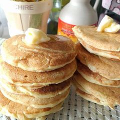A picture of Fluffy Tofu pancakes (Gluten Free & Vegan).