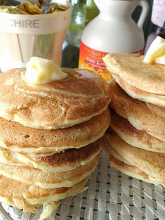 A picture of Fluffy Tofu pancakes (Gluten Free & Vegan).