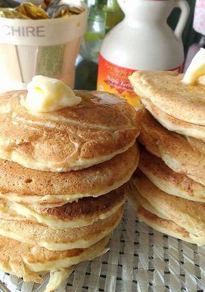 A picture of Fluffy Tofu pancakes (Gluten Free & Vegan).