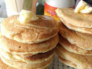 Fluffy Tofu pancakes (Gluten Free & Vegan)