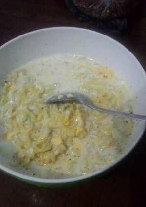 Foto resep Indomie Kuah Susu