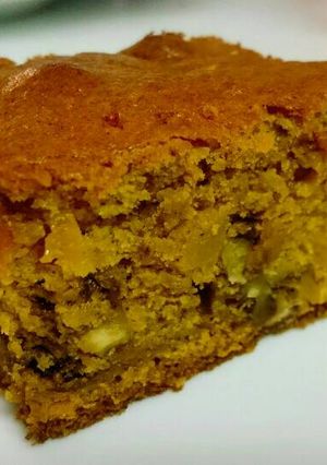 Foto de Bolo de cenoura com nozes