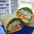 Halibut Wrap with Veggies and Quinoa