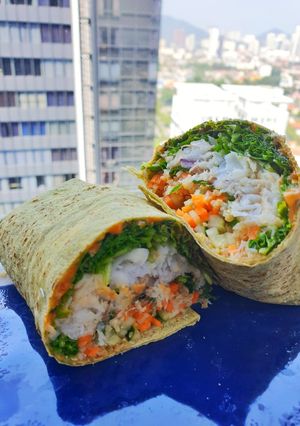 Foto resep Halibut Wrap with Veggies and Quinoa
