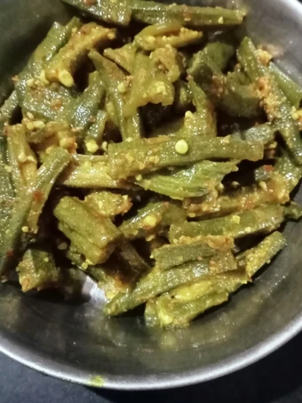 Recipe Spicy bhindi which Delicious