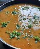 Dal palak (spinach dal)
