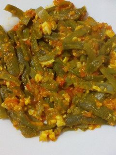 Una foto de Judías verdes en salsa