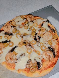 صورة لوصفة بيتزا سريعة