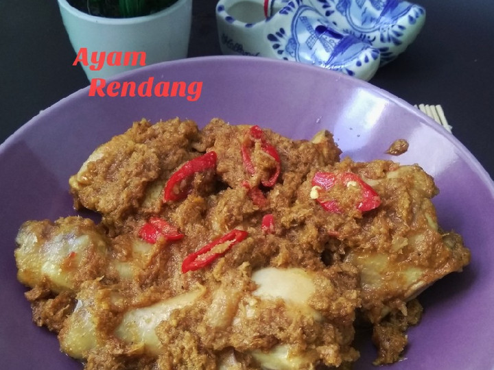 Resep: Ayam Rendang Wajib Dicoba